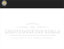 Tablet Screenshot of lighthouseicecreamkompany.com